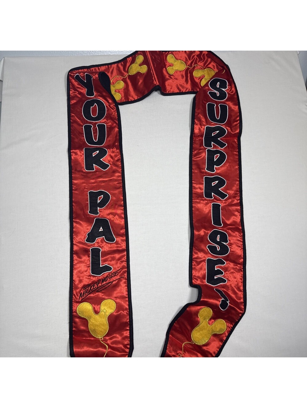 Disney World Mickey Mouse Your Pal Surprise Resort Door Banner Hanger